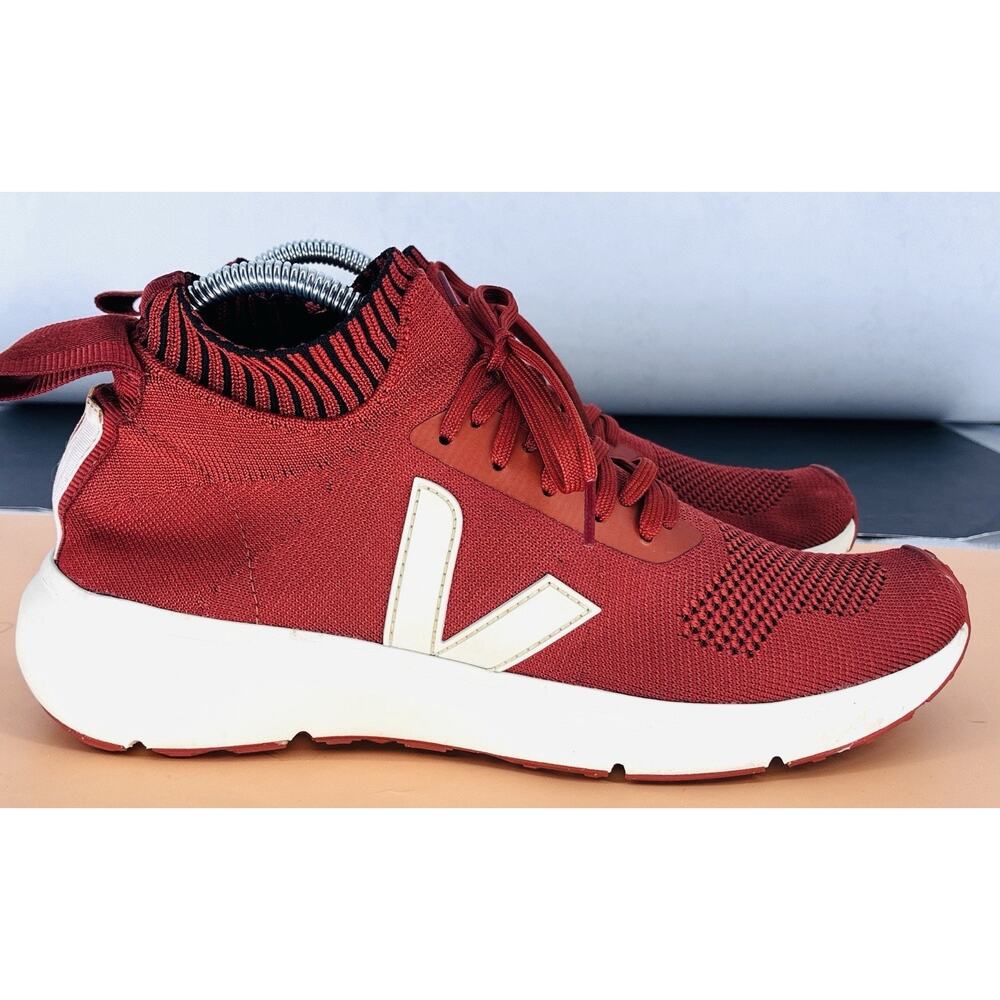 Mens Rick Owens X Veja Runner Mid V Knit Sz 8 EU 41 L Foam Run Lifestyle Snea - Picture 1 of 8